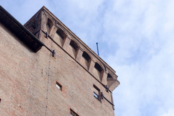 facade of old building in bologna