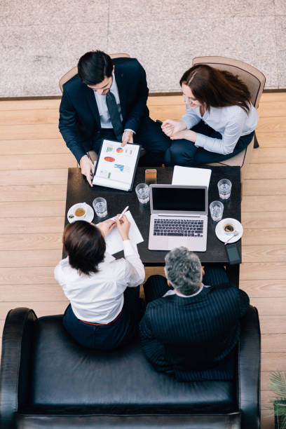 istock Business meeting at the cafe 647986800