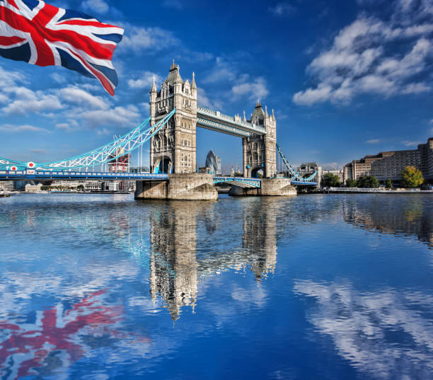 istock Famous Tower Bridge in London, England, UK 647986982