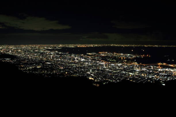 istock 10 million dollars night view of Kobe, Japan 647997524