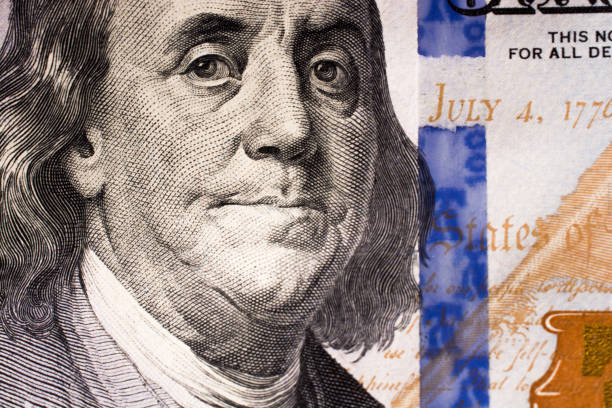 istock American 100 dollar banknotes placed on white background 648031936