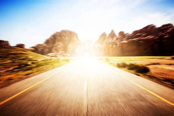 istock Street into an Canyon 648032410