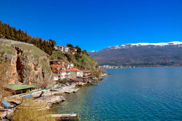 istock Ohrid Lake, Macedonia – Panorama 648035260