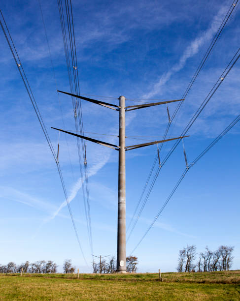 istock Power Mast in the nature 648036158