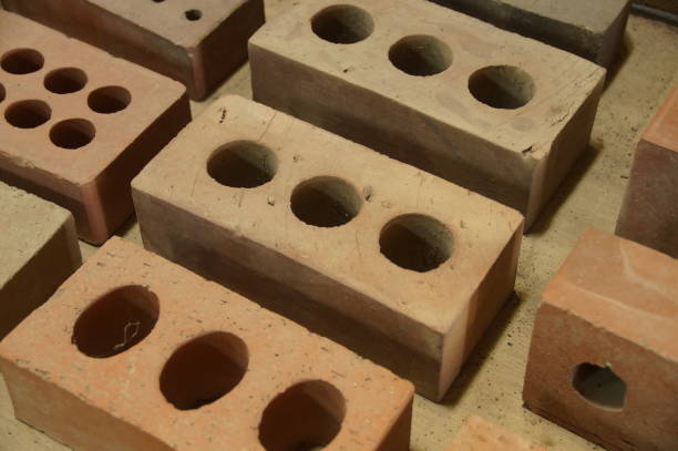 istock The piles of bricks in preparation for building 648054944