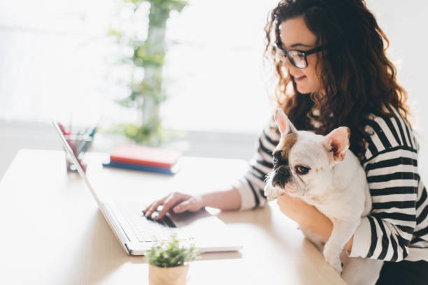 istock I'm not under stress when this cutie is here! 648064194