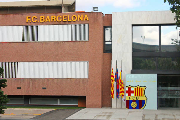 Barcelona football club in Barcelona, Spain stock photo