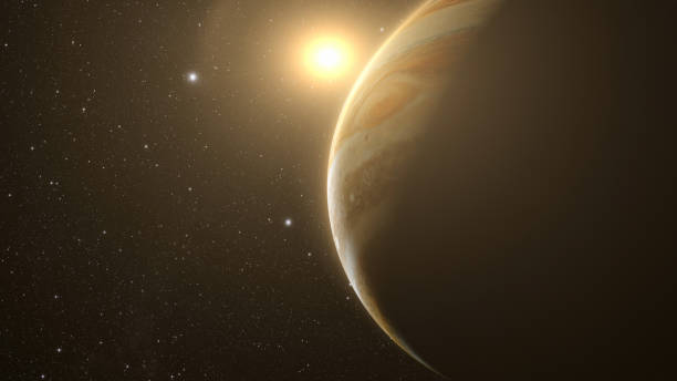 jupiter with beautiful sunrise