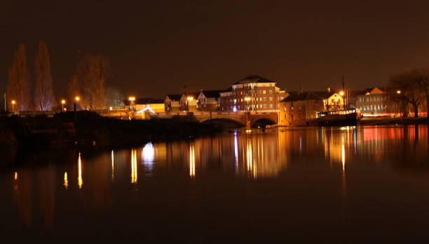 istock City Lights Reflecting on Lake 648084650