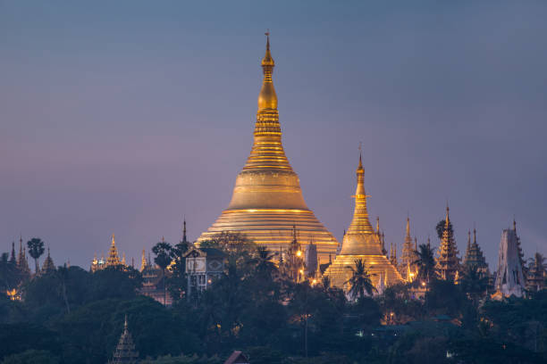 istock illuminated Shwedagon pagoda at dawn in Yangon, Myanmar 648091438