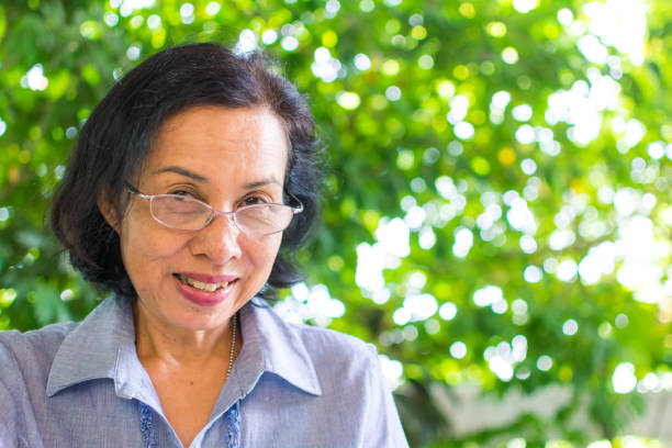 istock Middle-aged woman smiling 648099146