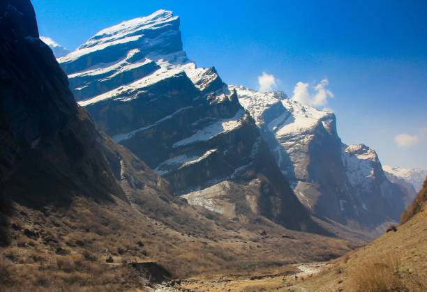 Way to Annapurna base camp, Annapurna Sanctaury Trekking route,Himalaya