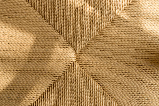 istock Woven rope from paper recycled. 648113314
