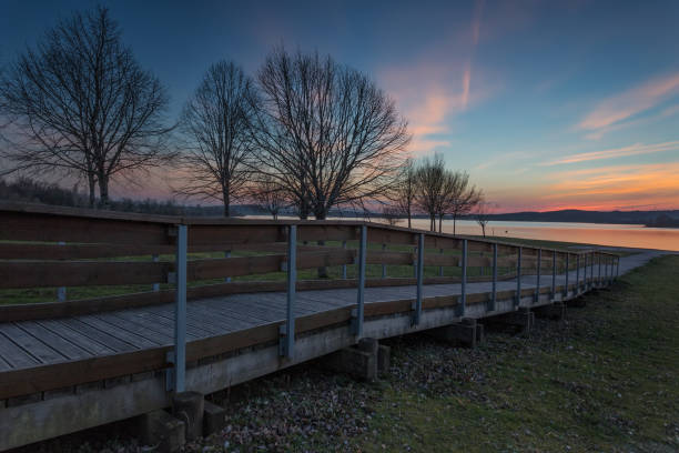 istock Sunset at Garaio park in Alava 648116654