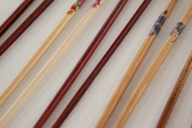 istock Pair of four chopsticks 648116824