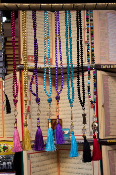 istock Set of praying beads of various color 648123192