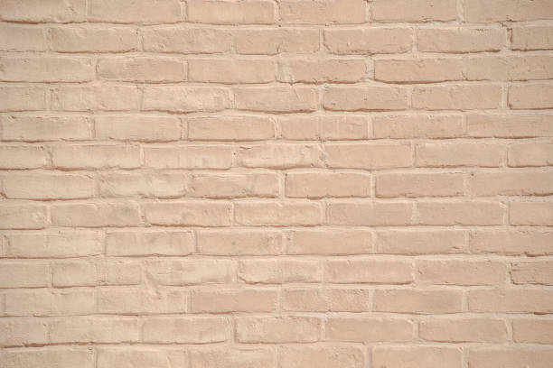 istock Beige-brown grunge brick wall texture background 648138752
