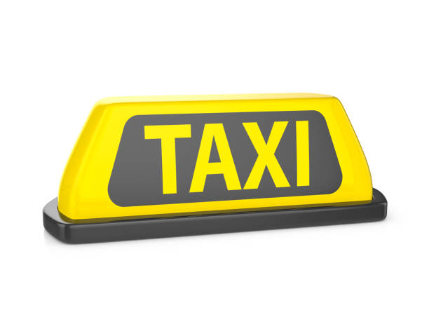 istock Taxi sign 648139664