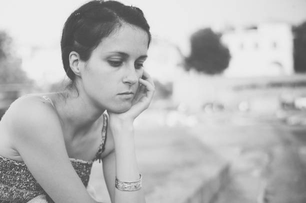 istock Depression in young women 648157640