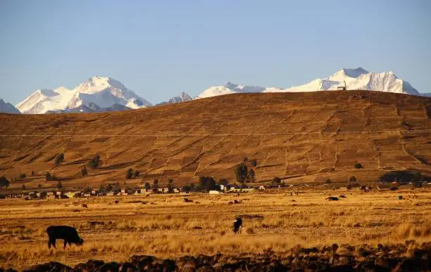 Sunset in the Bolivian Altiplano