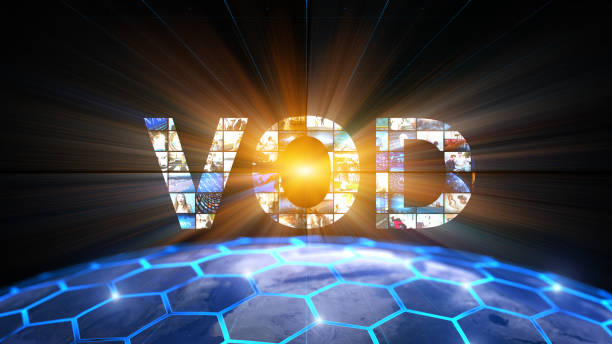 istock Video on demand VOD service in TV media concept 648192530