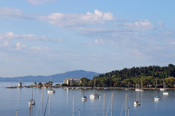 istock yachts and boats Corfu island Greece 648206154