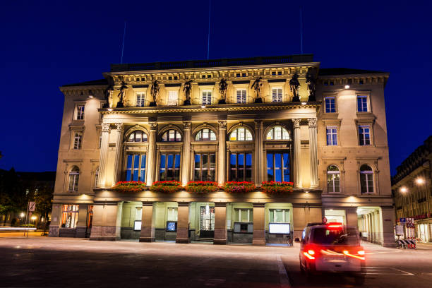 istock Architecture of Bundesplatz in Bern 648208924