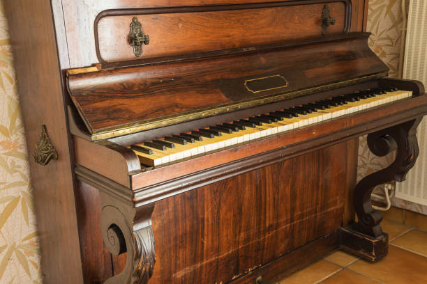 istock antique french piano 648211722