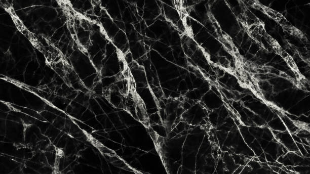 istock The luxury of black marble texture and background. 648224048