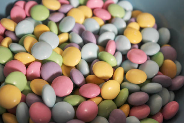 istock Pastel colorful candy in a bowl 648242354