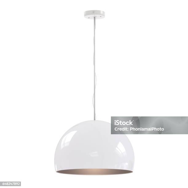 Hanging Pendant Lamp Stock Photo - Download Image Now - Pendant Light, Electric Lamp, Ceiling