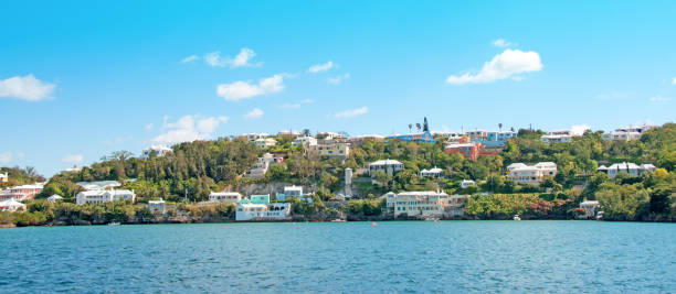 istock From the harbor, homes across the bay  in Hamilton, Bermuda 648251712