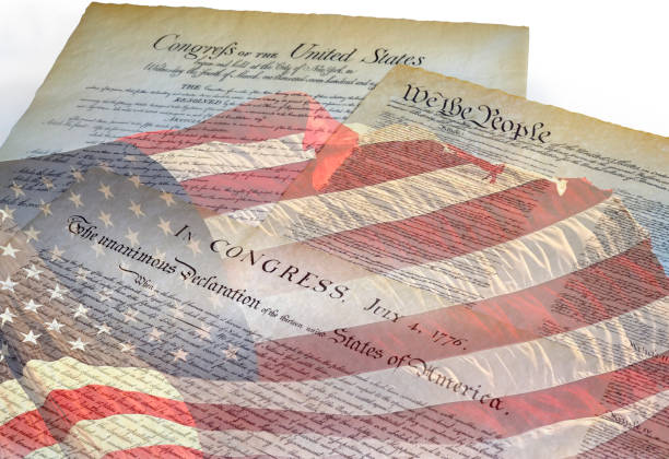 istock Constitution, Declaration of Independence and Bill of Rights 648287370
