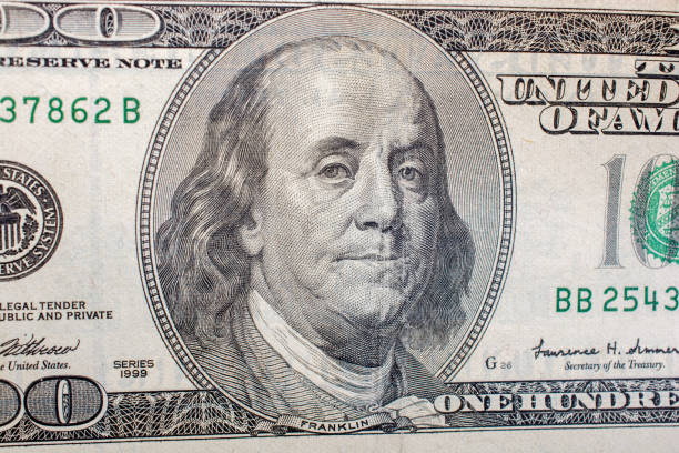 istock Banknote of US dollar in view 648294840