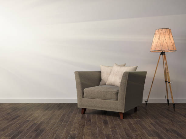 istock interior with chair. 3d illustration 648295028