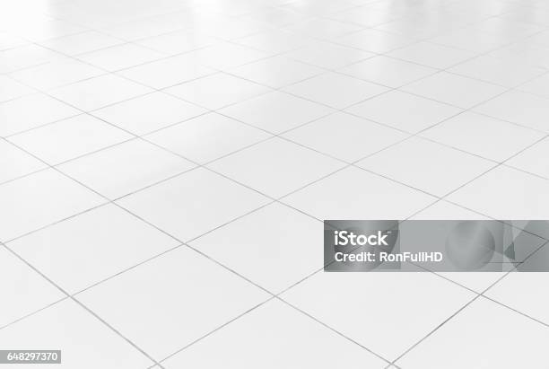 Tile Floor Background Stock Photo - Download Image Now - Flooring, Tiled Floor, Tile