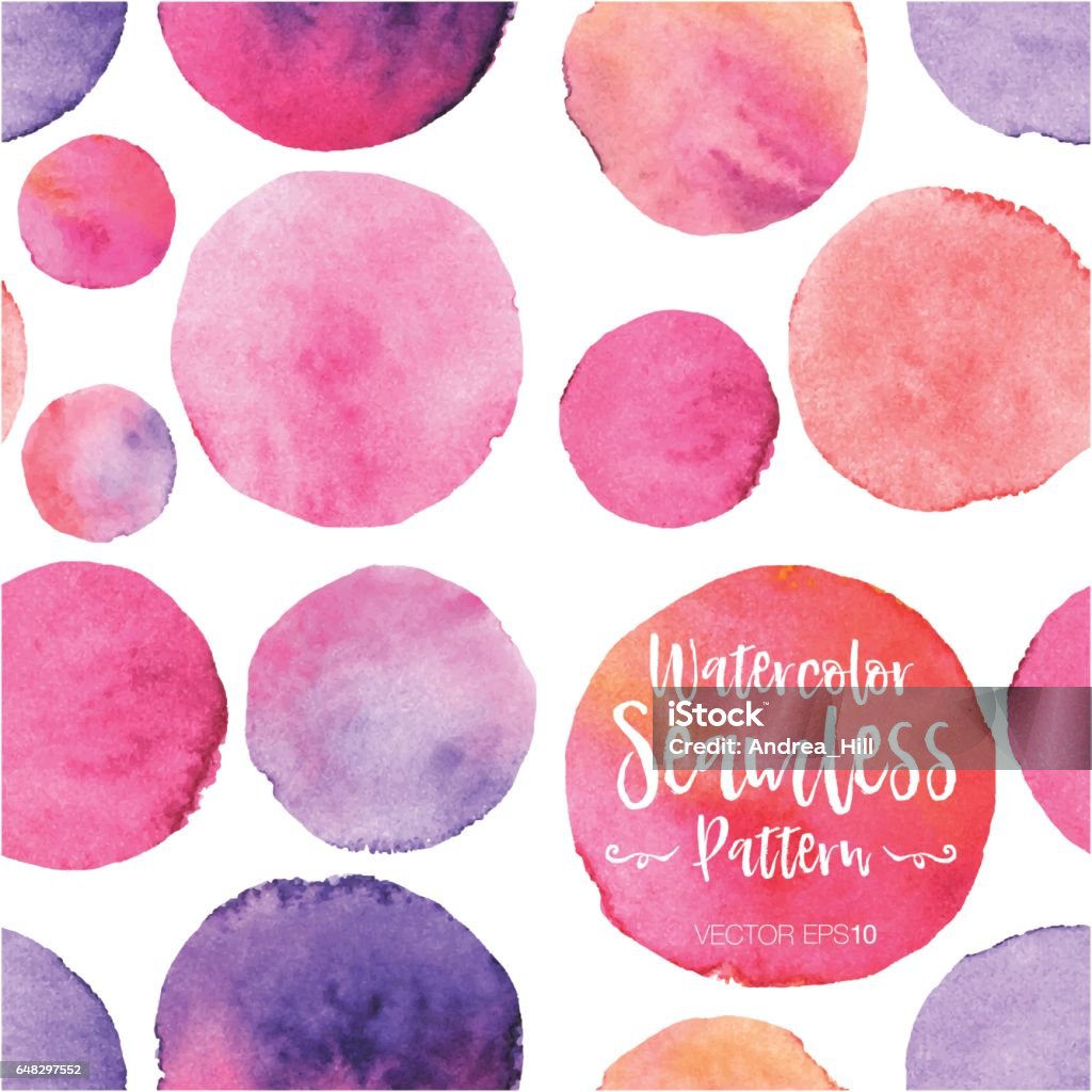 Splotches Pattern Vector Seamless Pattern Of Watercolor Splotches Stock Illustration ...