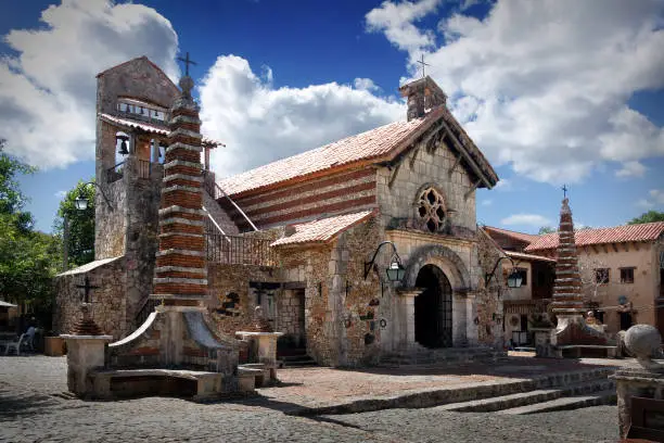 St. Stanislaus Church in Altos de Chavon, La Romana, Dominican Republic