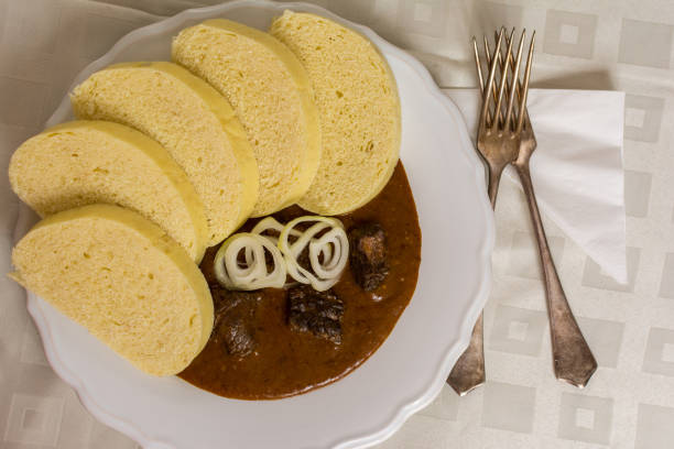 istock Beef goulash with dumplins 648311206
