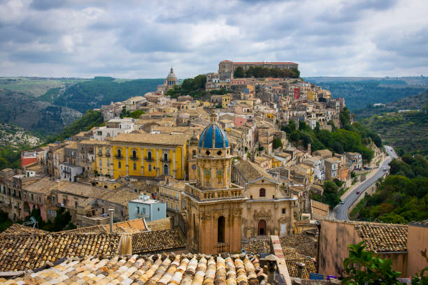 Ragusa Ibla Ragusa Ibla on Sicily, Italy noto sicily stock pictures, royalty-free photos & images