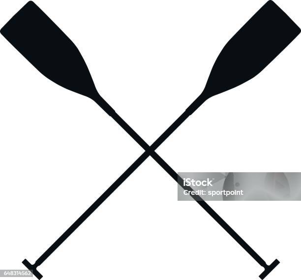 Real Sports Paddles Stock Illustration - Download Image Now - Oar, Paddling, Vector