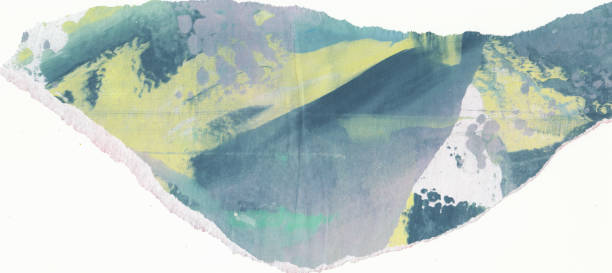 istock Several colors abstract art background. Silk screen on paper. Multicolored background. Modern art. Contemporary art. 648315438