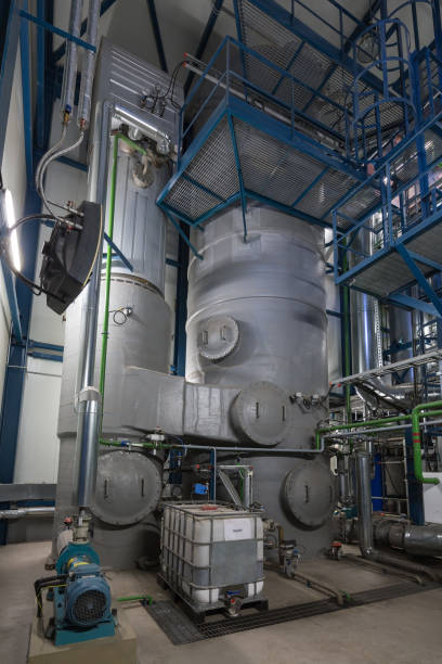 sala de aquecedor de água - boiler industry furnace electric motor - fotografias e filmes do acervo