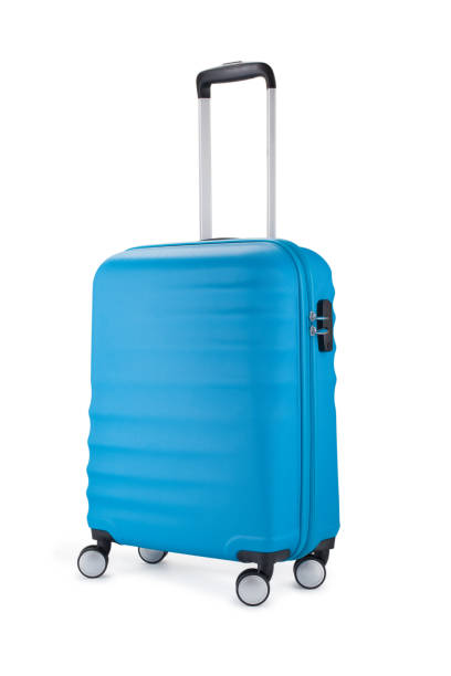 istock blue suitcase for travel isolated on white background 648319236