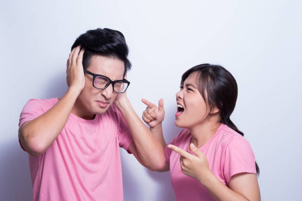 istock Woman angry her boyfriend 648323000