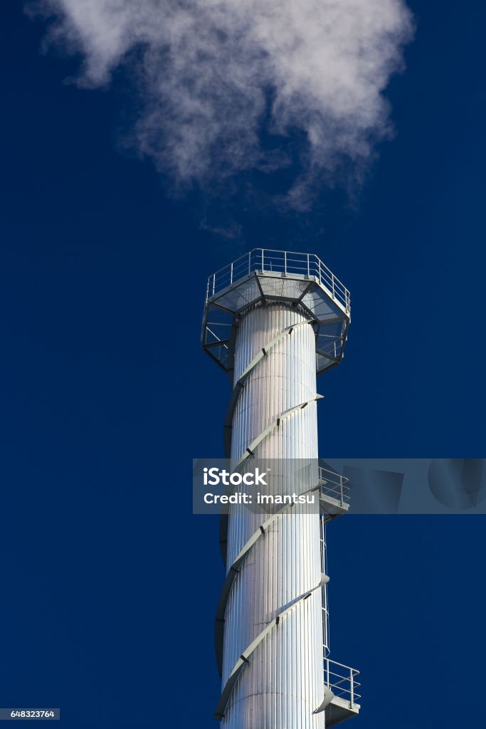Chimney Gas turbine chimney Chimney Stock Photo