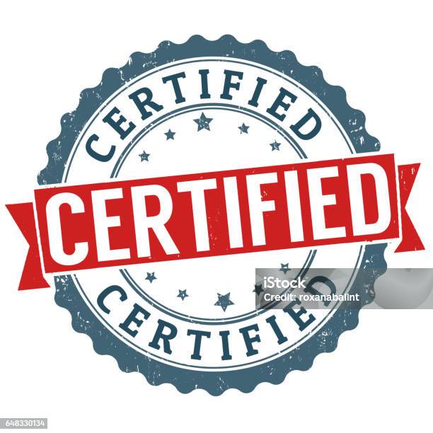 Certified Sign Or Stamp Stock Photo - Download Image Now - Agreement, Business, Business Finance and Industry