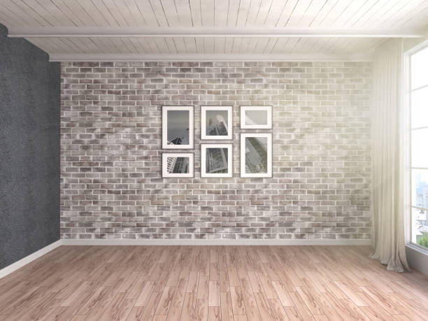istock interior with living rooms. 3d illustration 648337558