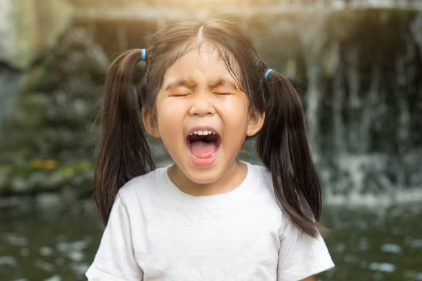 istock asian girl make mad emotion 648343338