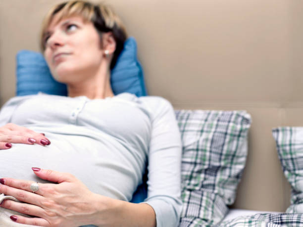 istock Pregnant Woman Relaxing 648348018